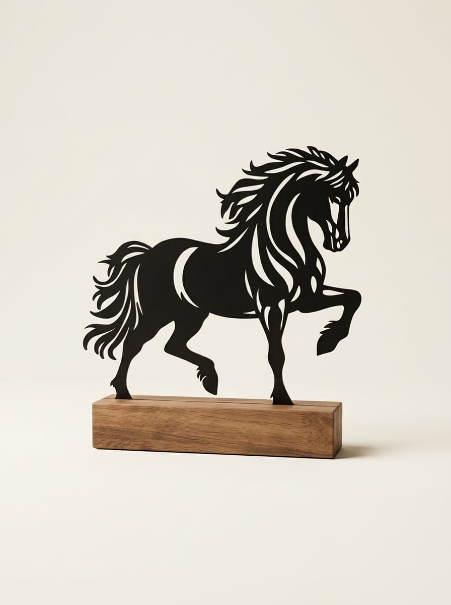 Escultura Cavalo Impetuoso