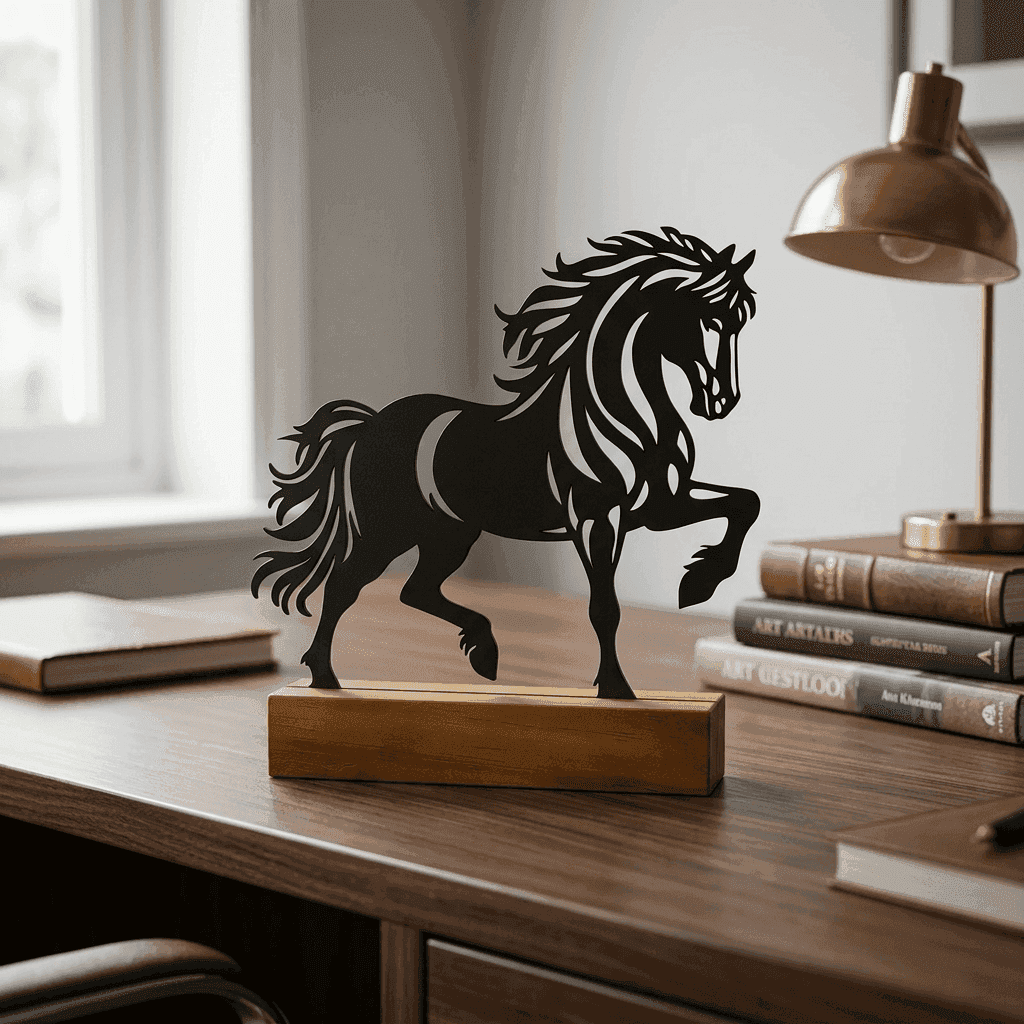 Escultura Cavalo Impetuoso foto 2