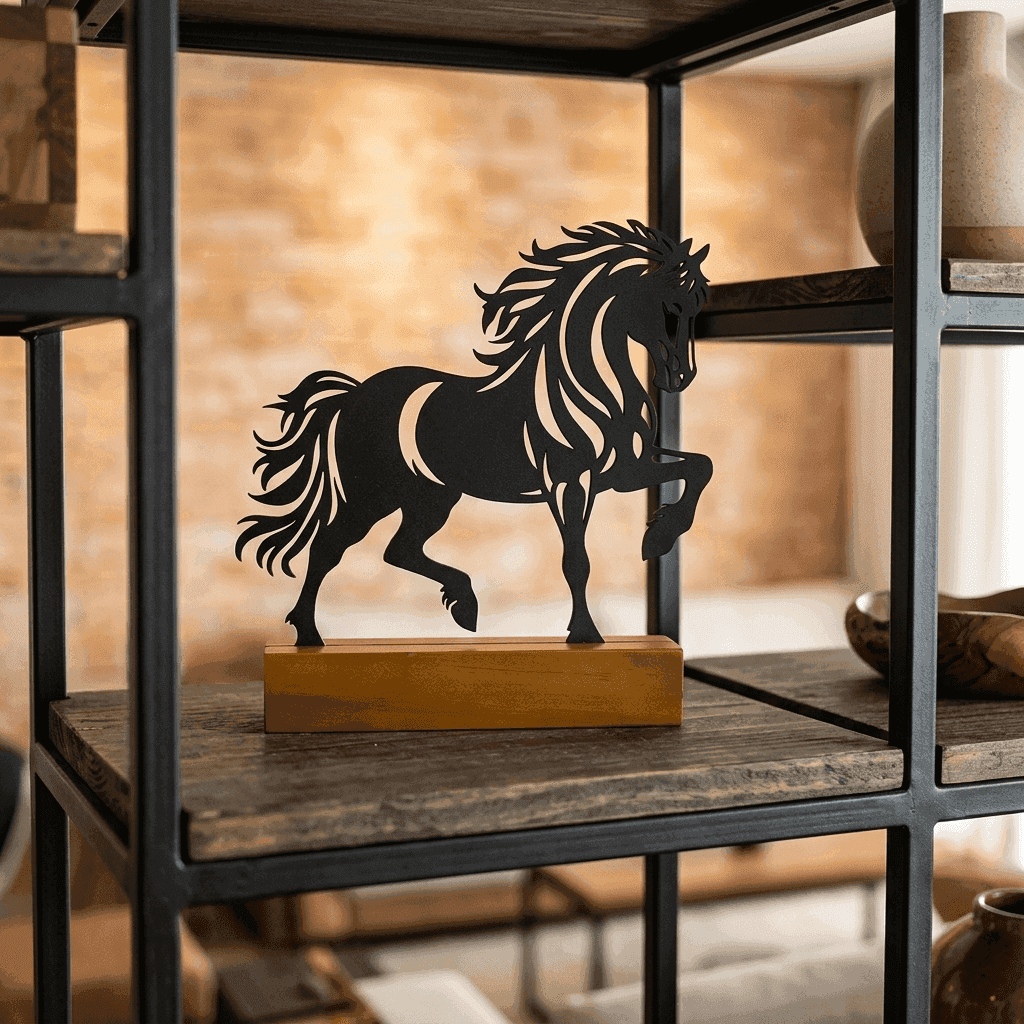 Escultura Cavalo Impetuoso foto 3